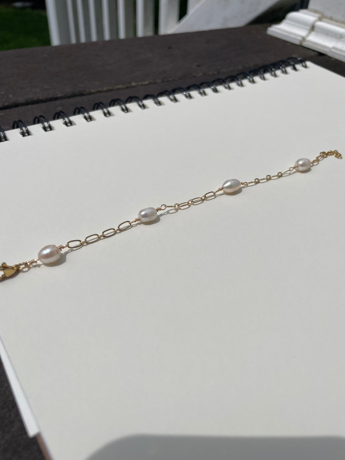 Pearly Chain Bracelet