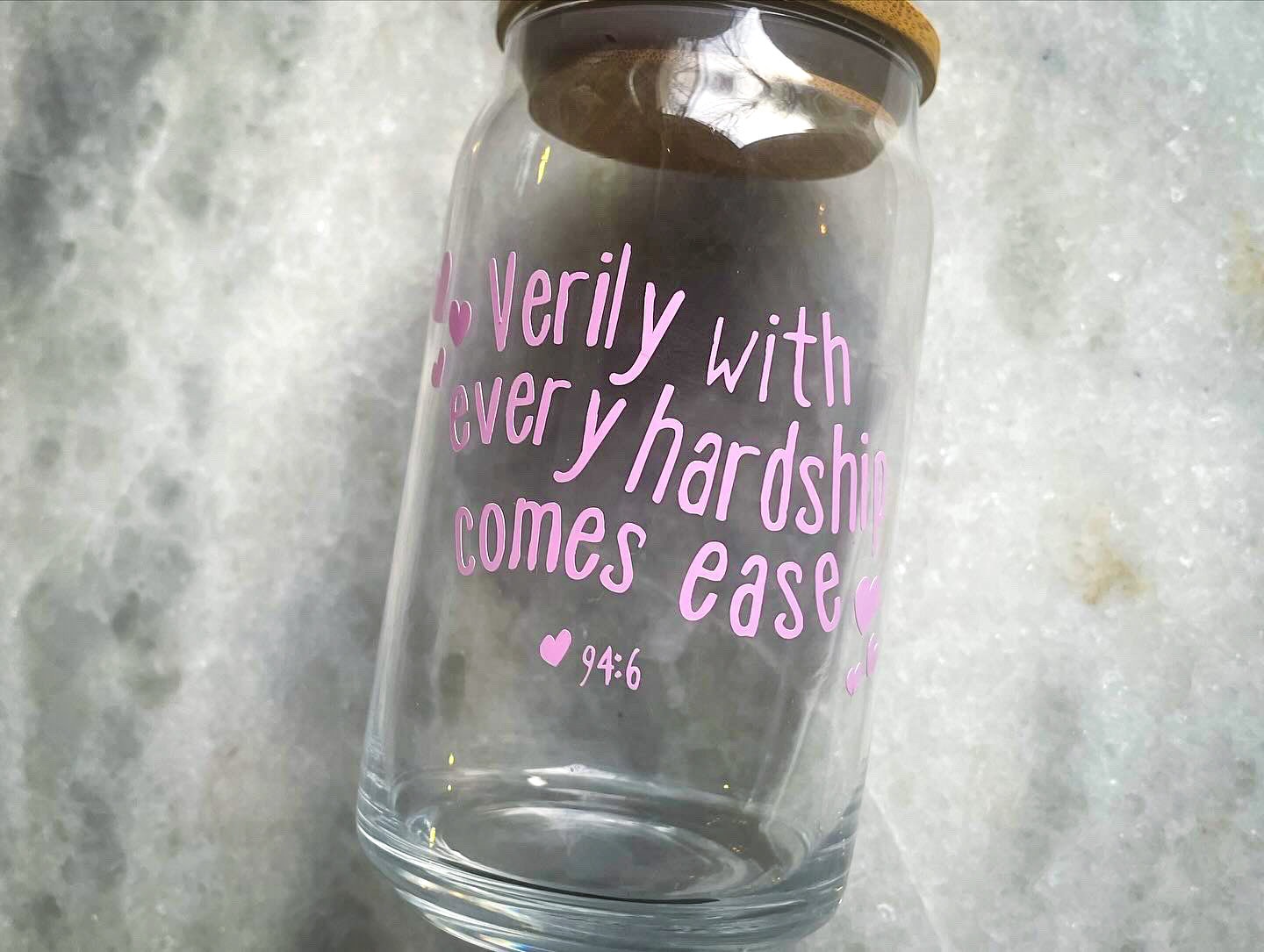 Verily with Hardship comes Ease Tumbler
