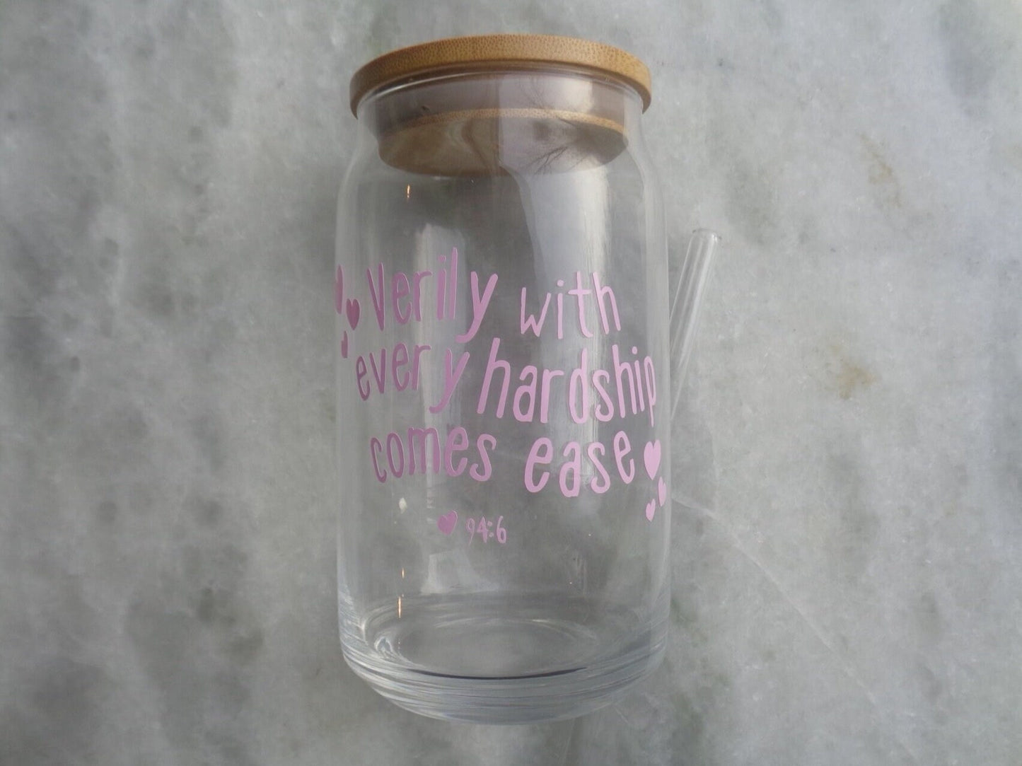 Verily with Hardship comes Ease Tumbler