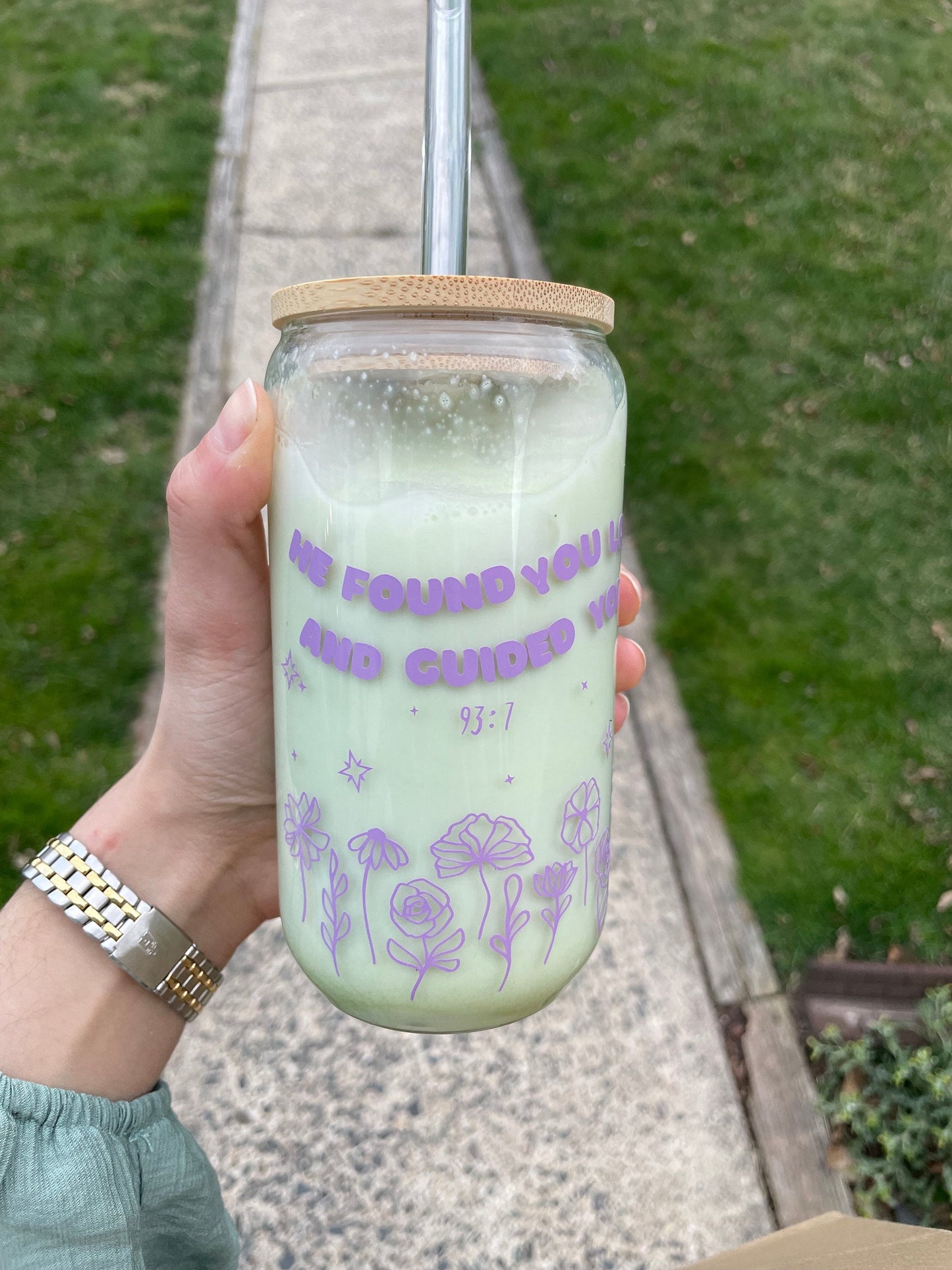 Lost and Guided Glass Tumbler