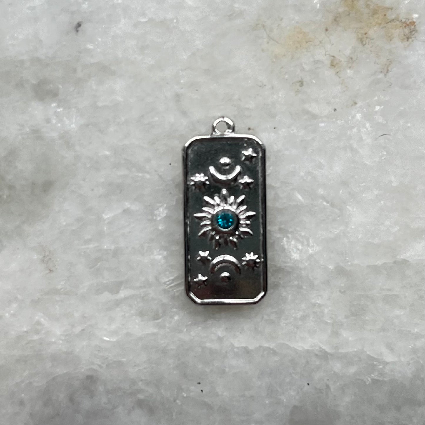 Sun Tag, Blue Stone Charm