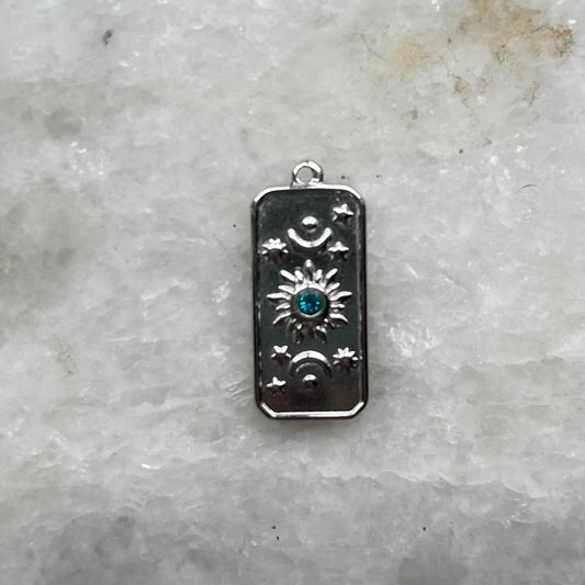Sun Tag, Blue Stone Charm