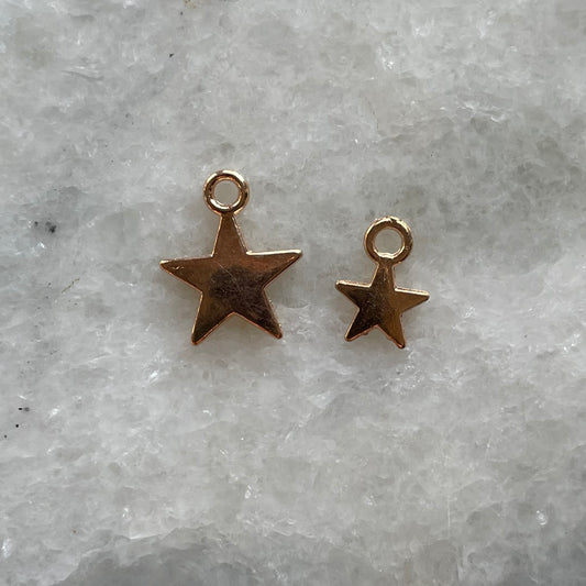 Gold Star Charm