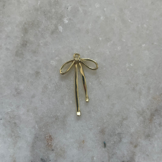 Hanging Coquette Bow Charm
