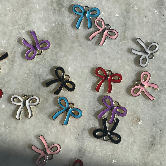 Multicolor Bow Charm