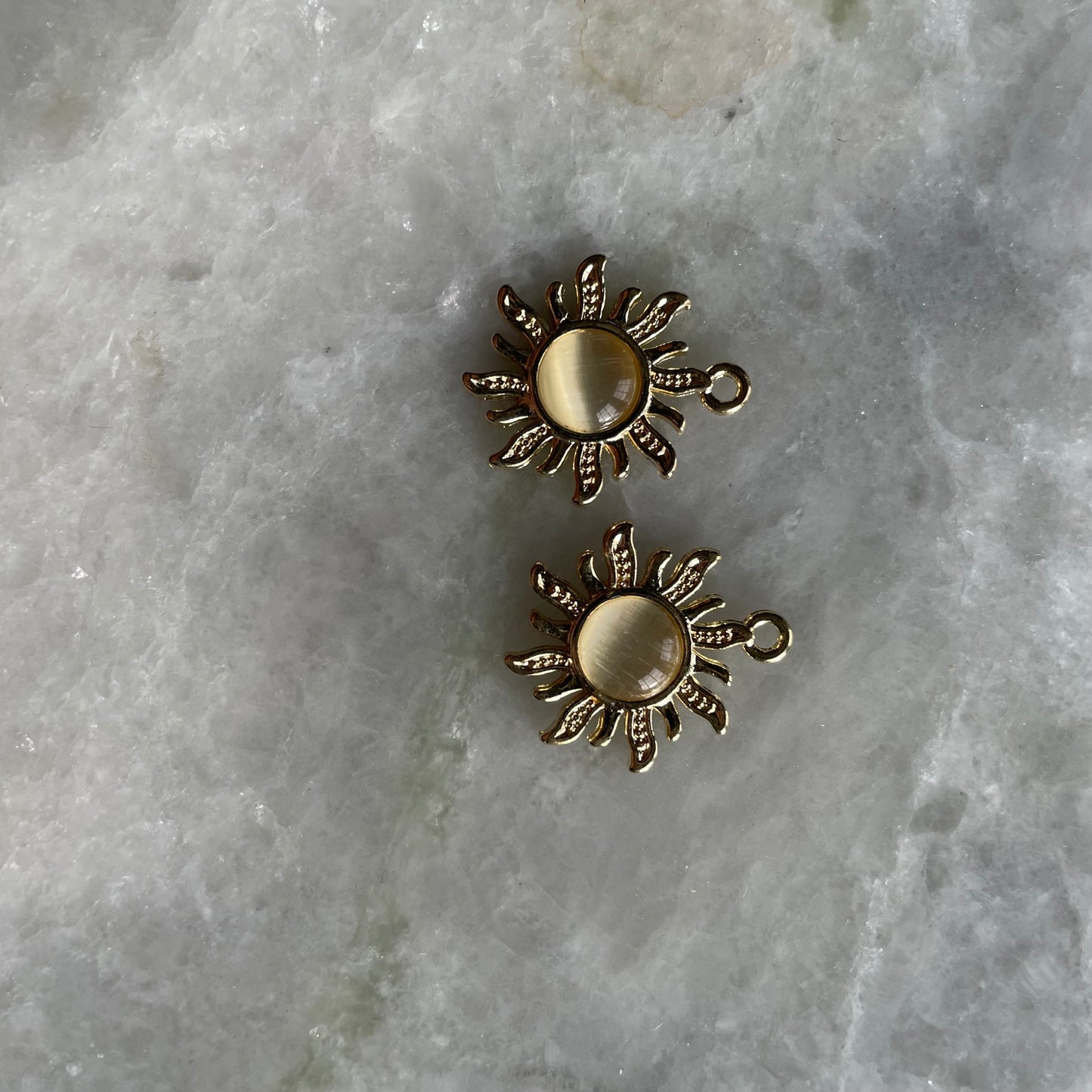 Multicolor Sun Stone Charm