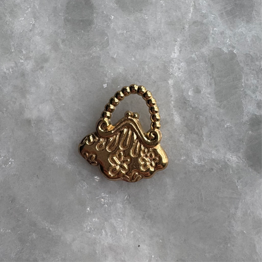 Gold Purse Charm