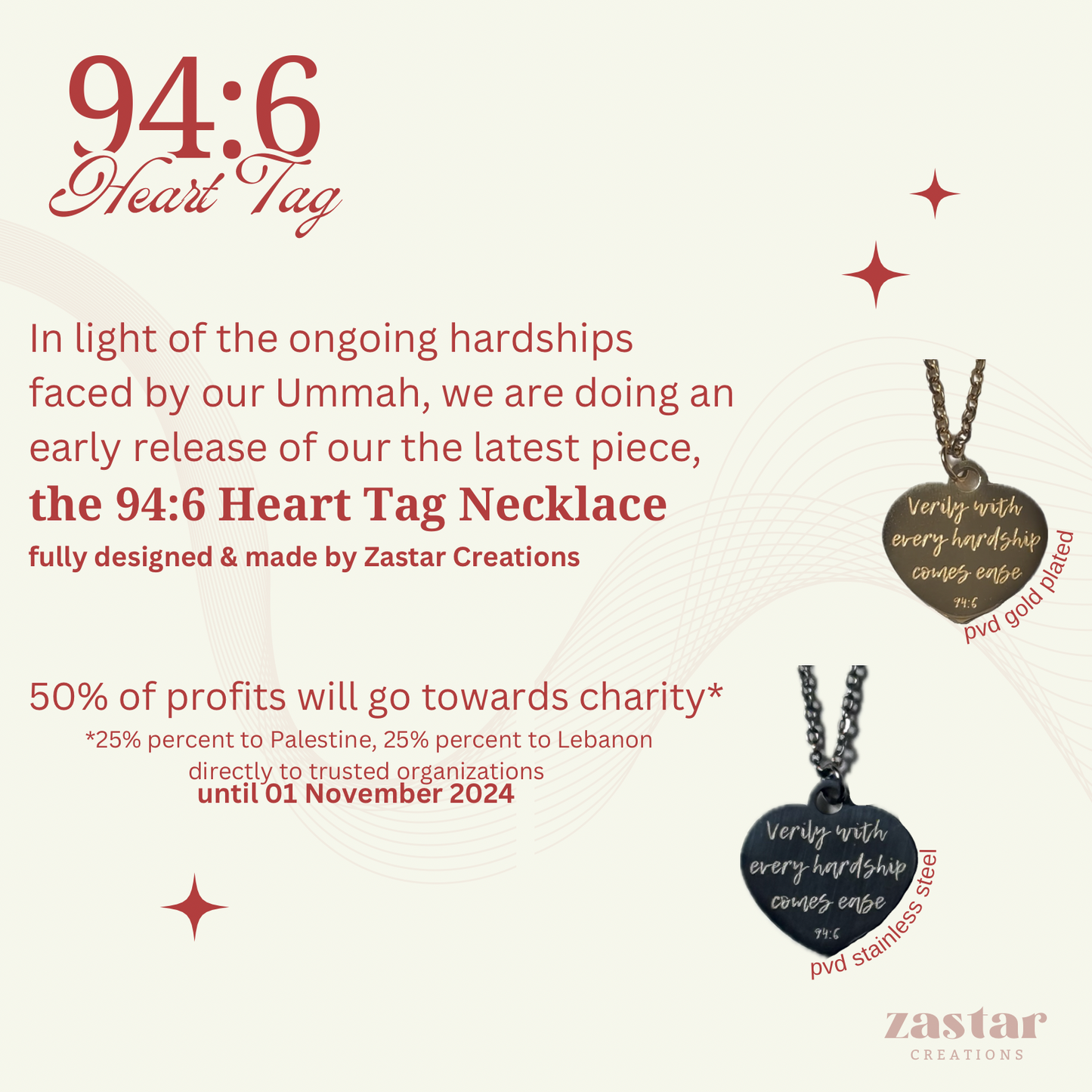 the 94:6 Heart Tag