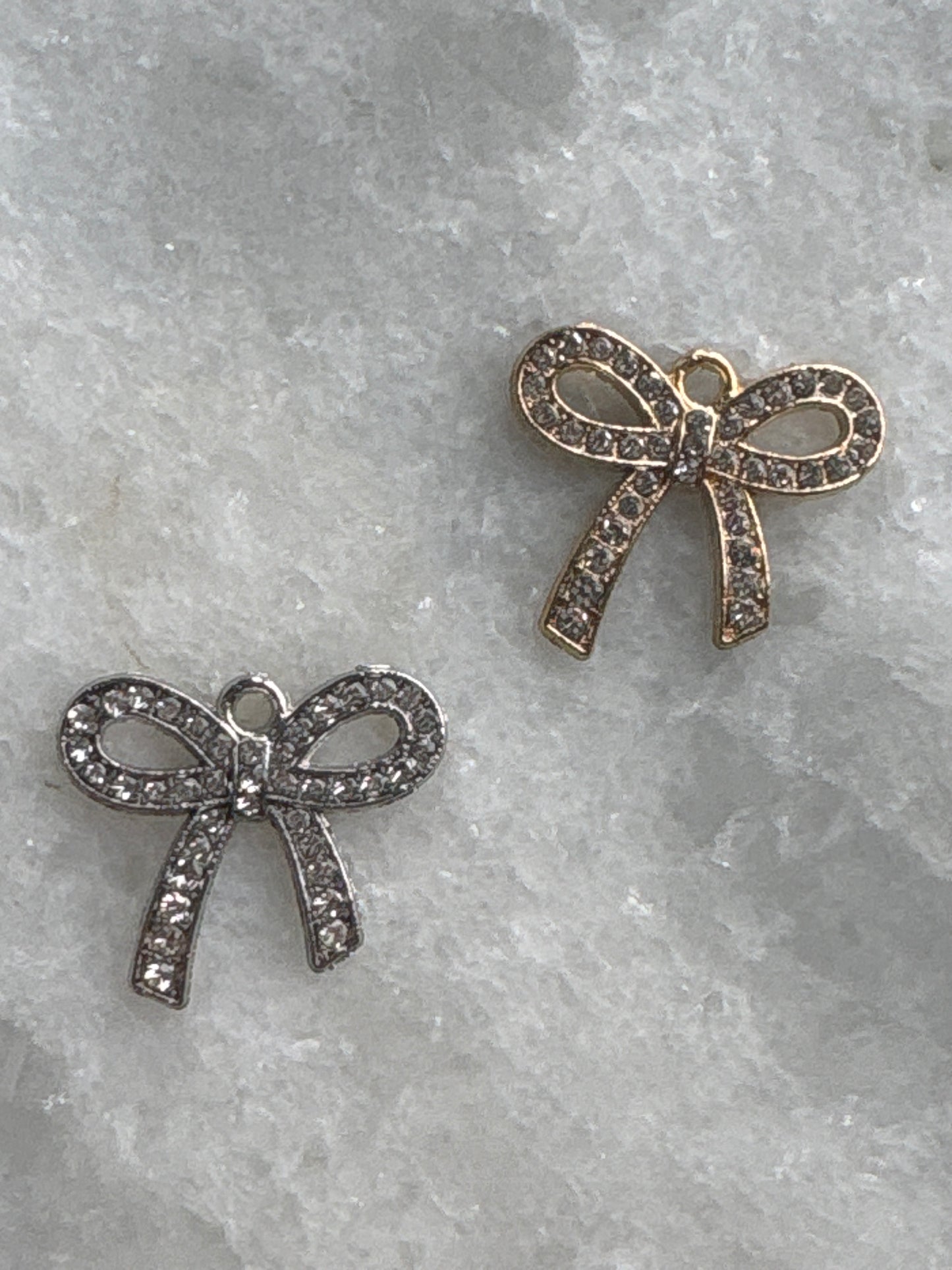 Sparkly Bow Charm