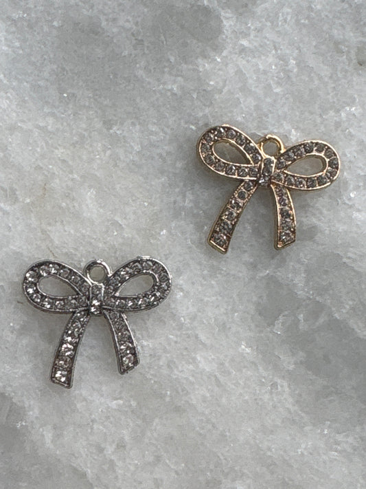 Sparkly Bow Charm