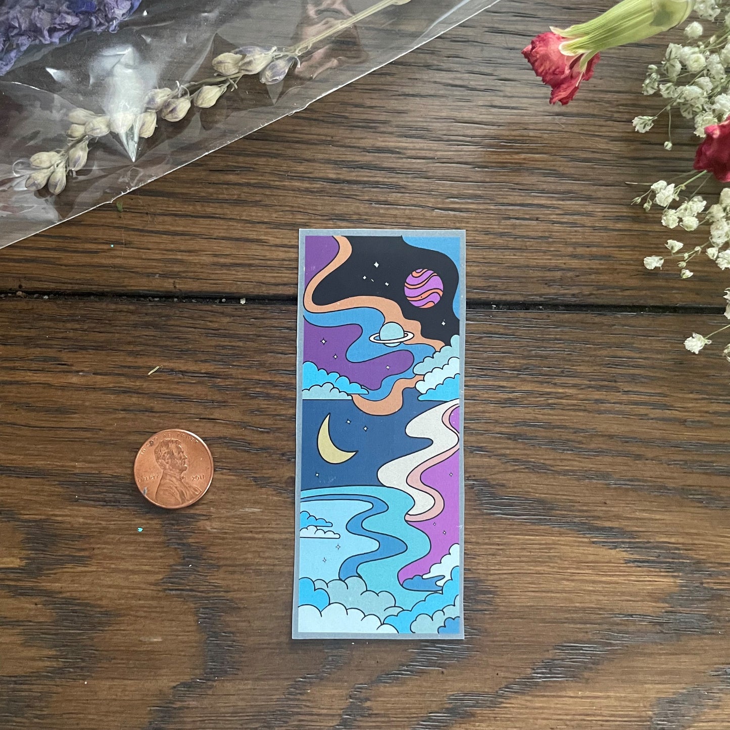 Galaxy Night- Weatherproof Sticker