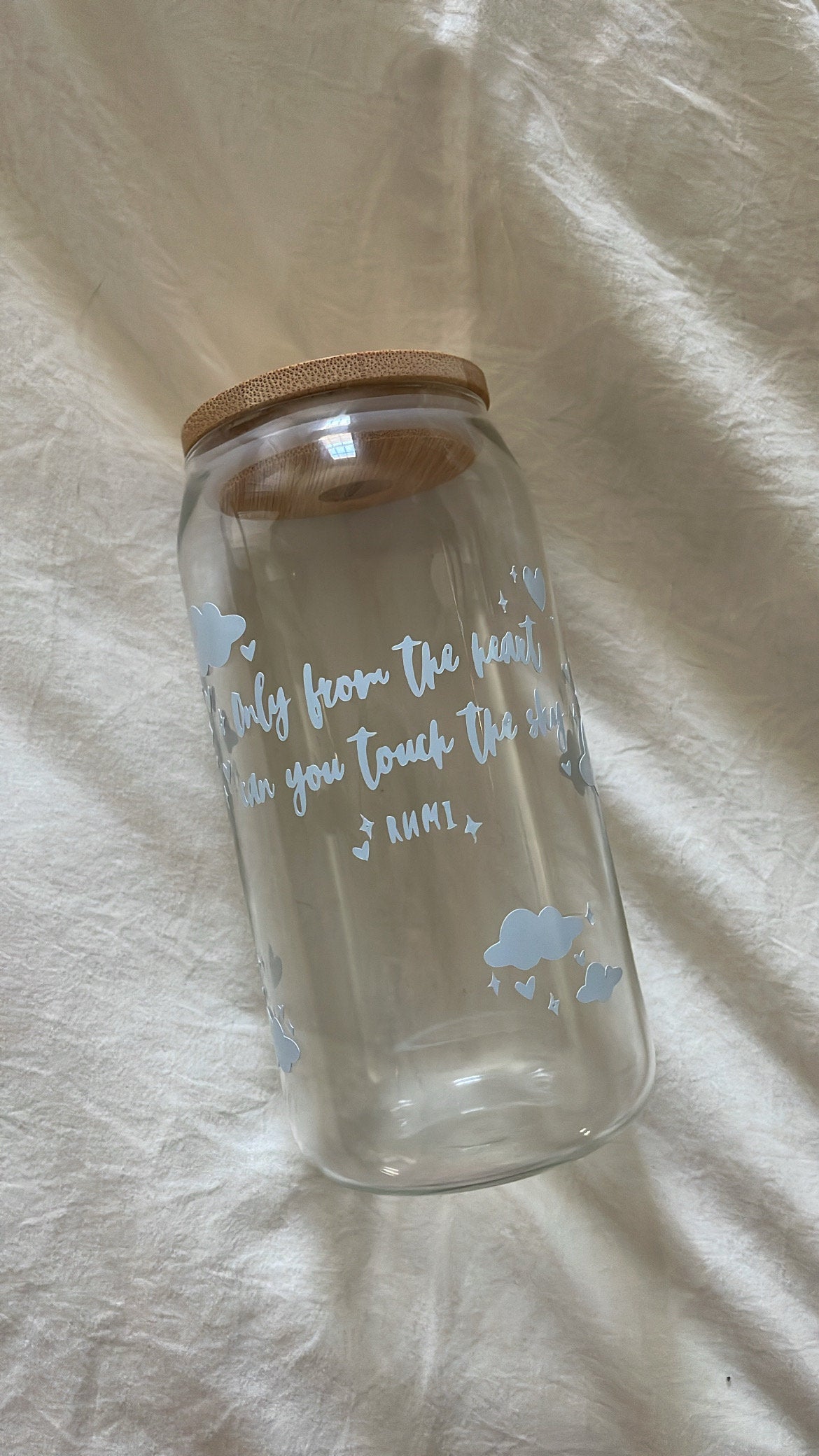 Touch the Sky, Rumi Quote Tumbler