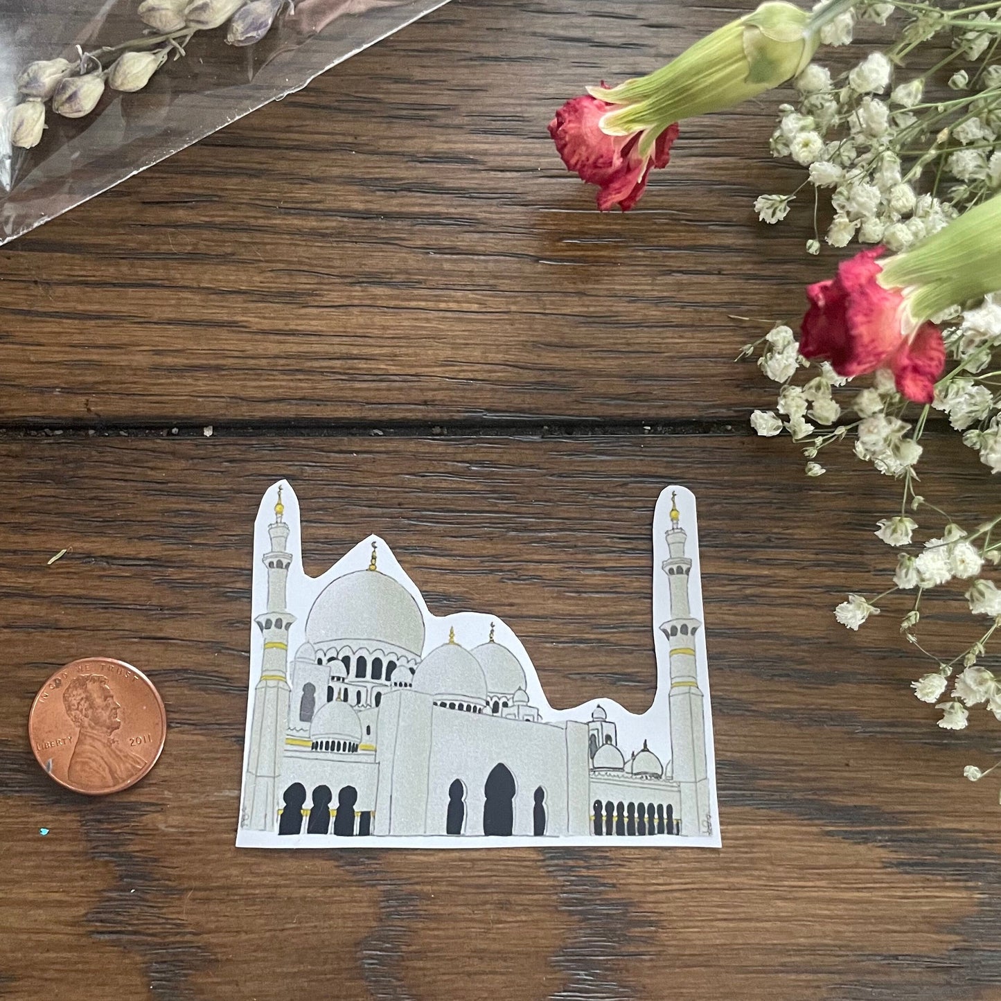 Grand Mosque Weatherproof Sticker