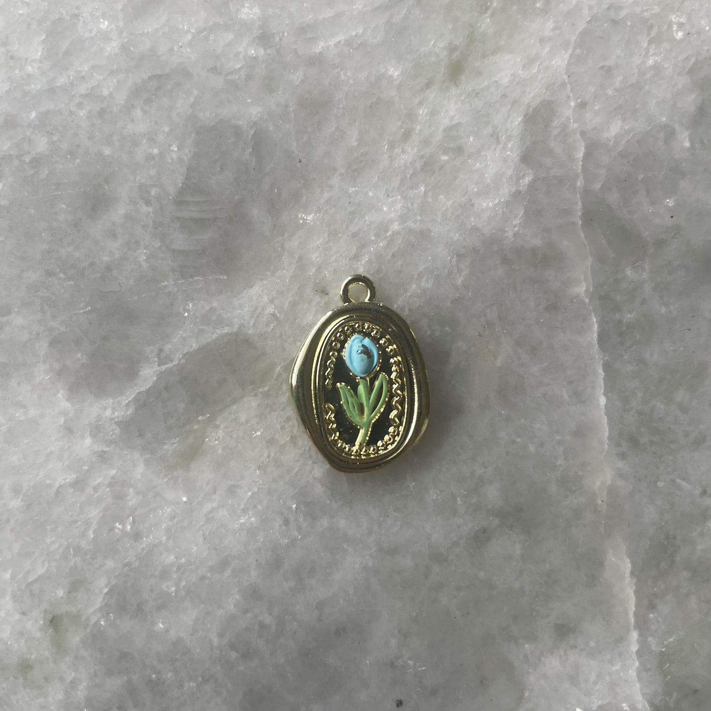 Tulip Stamp Charm
