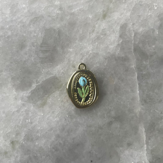 Tulip Stamp Charm