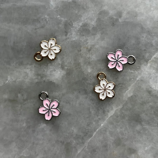 Multicolor Flower Blossoms Charm